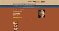 Desktop Screenshot of gingeroffershope.com