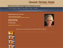 Tablet Screenshot of gingeroffershope.com